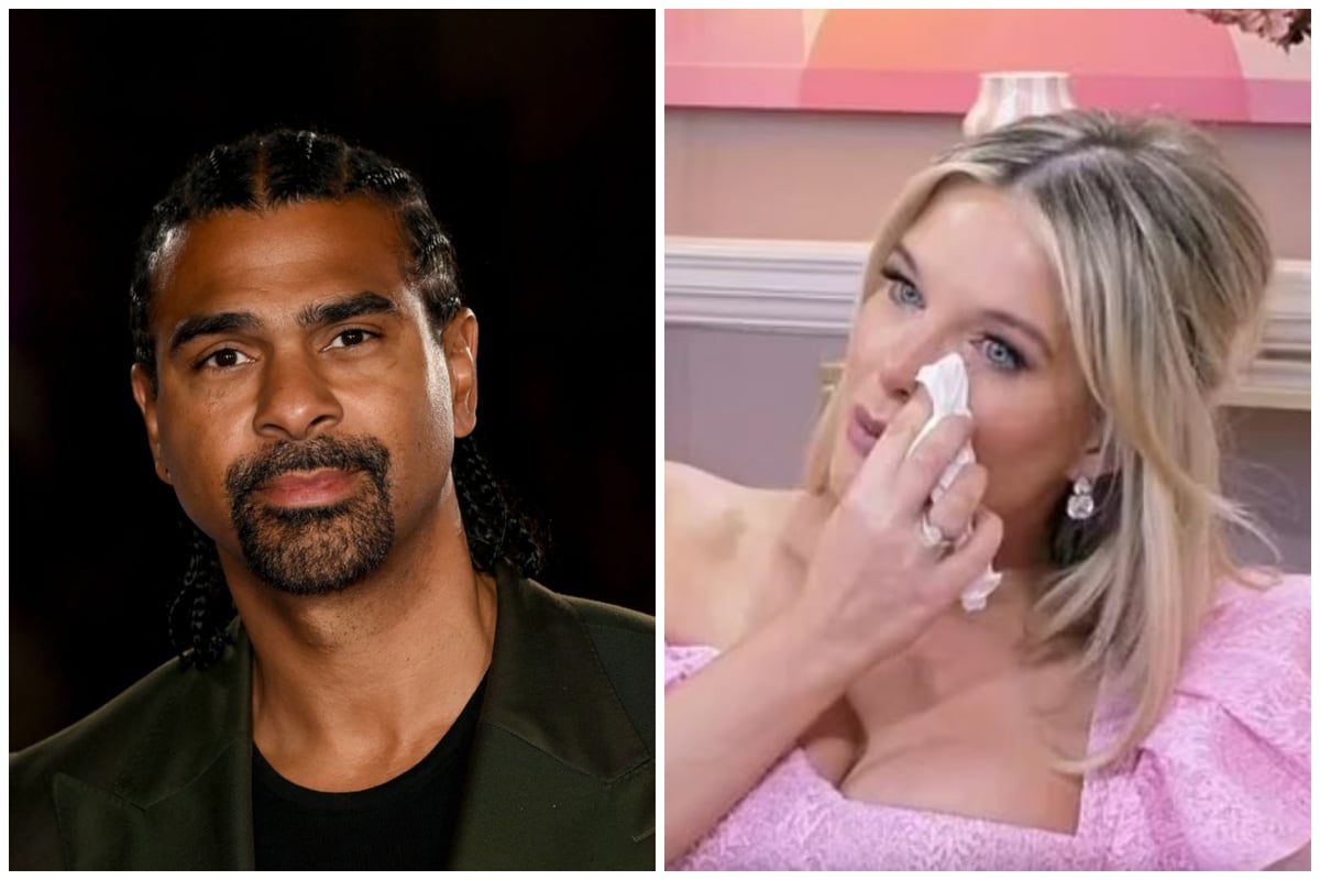 Celebs Go Dating star Helen Flanagan tearfully admits she 'fell in love' with David Haye amid 'throuple' reports