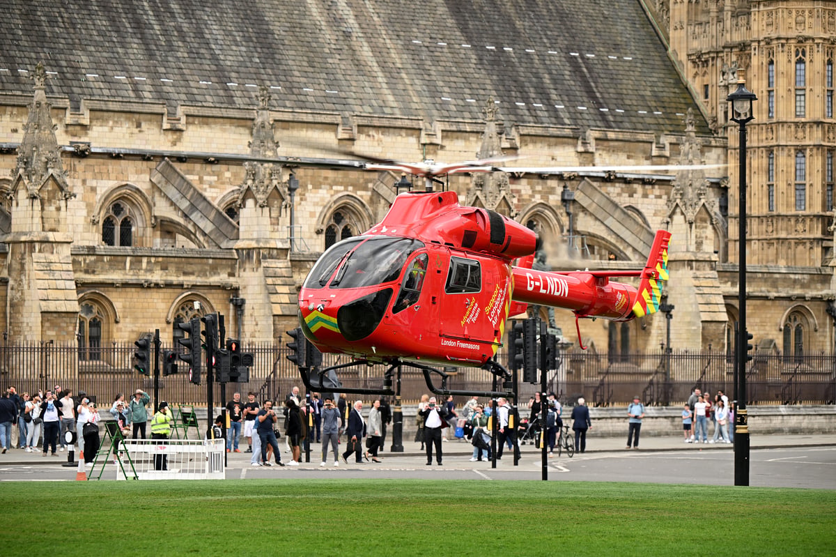 London Air Ambulance treats highest ever number of patients as demand soars