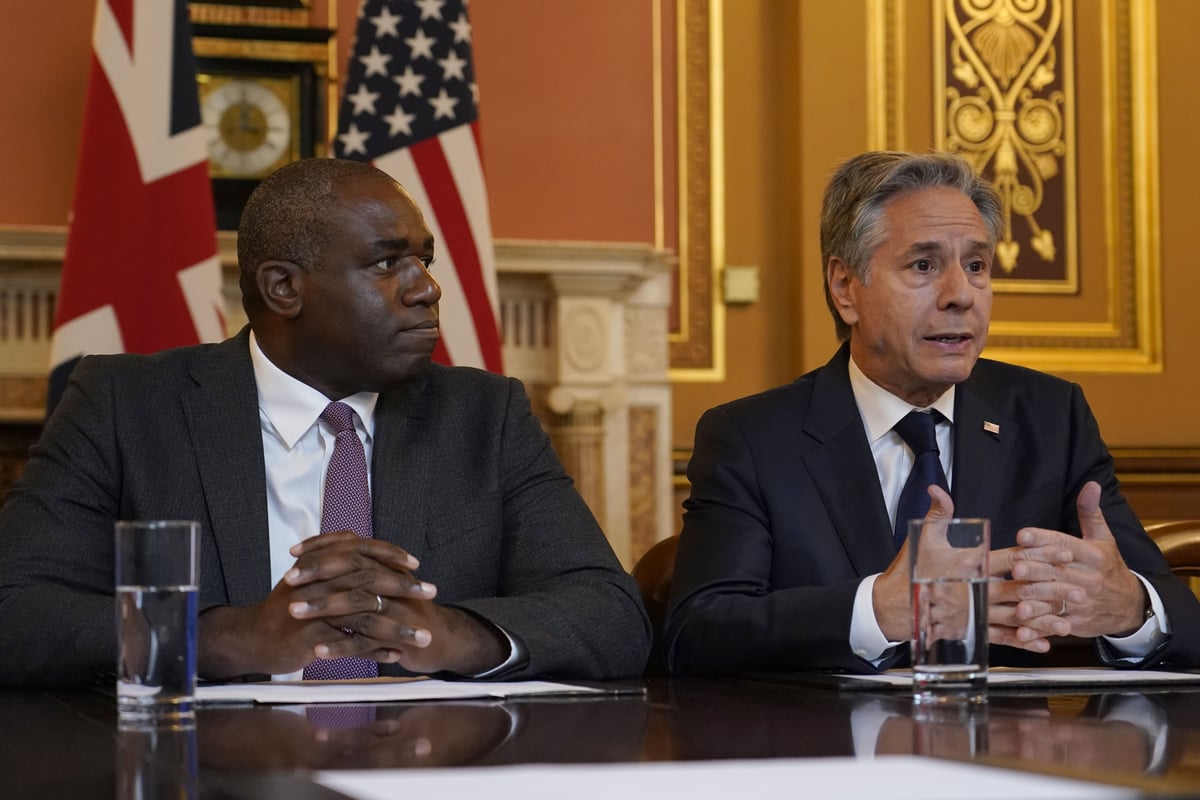 David Lammy and Antony Blinken to visit Kyiv amid fears over Iran-Russia missile deal