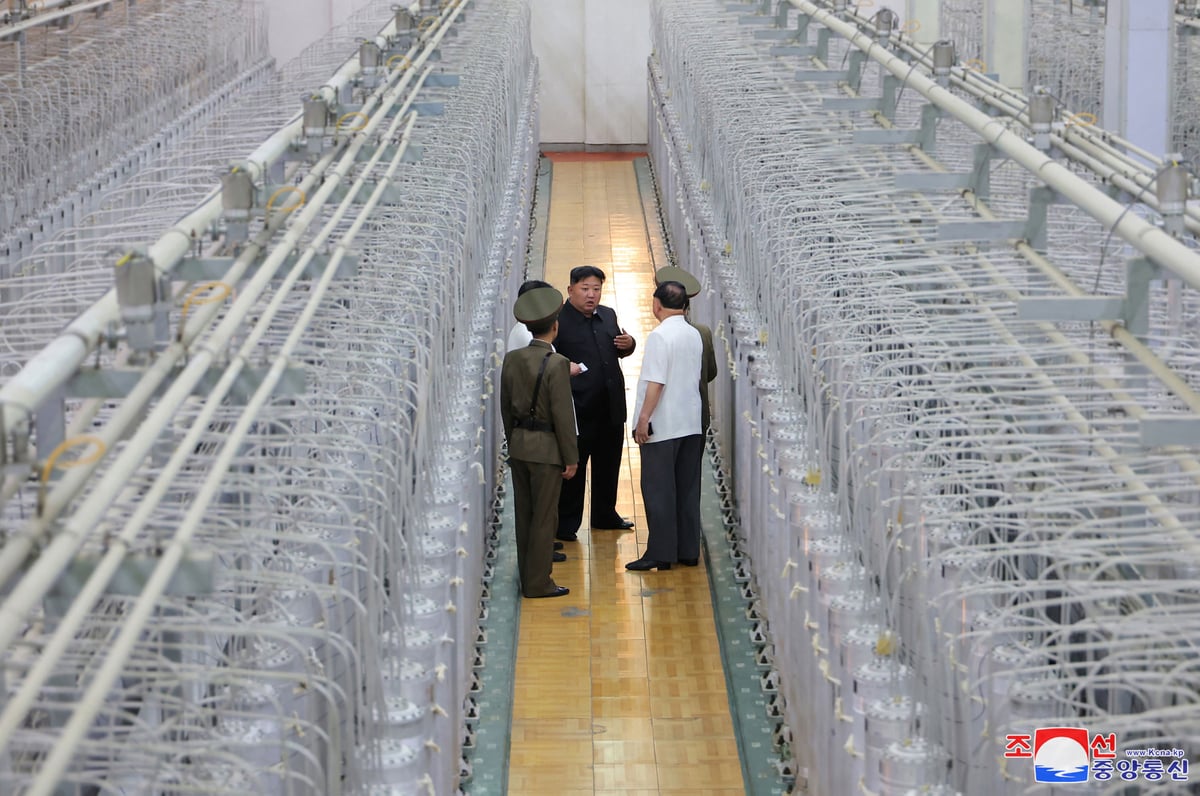 Kim Jong-un visits secretive North Korea uranium-enrichment facility and makes nuclear weapons call 