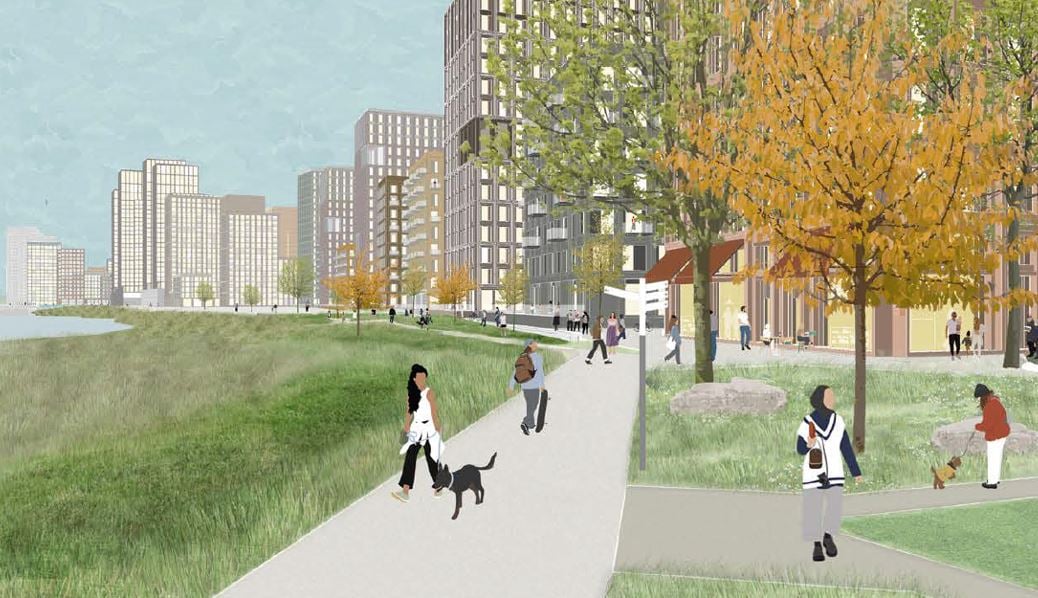 Sadiq Khan-backed plan for 20,000-home 'new town in London' submitted for Barking Riverside
