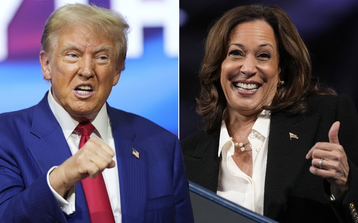 Kamala Harris and Donald Trump battle for Pennsylvania's vote with just three weeks until US election 