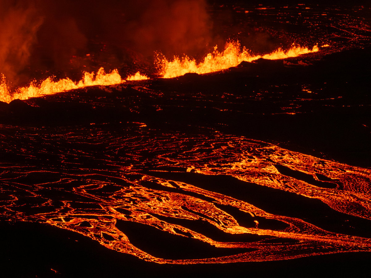 Iceland volcano erupts for seventh time in a year prompting evacuations