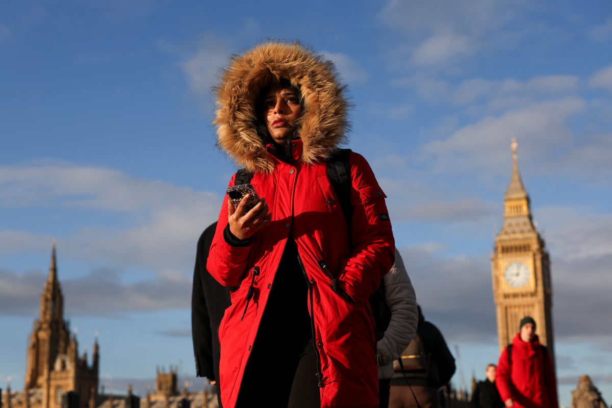 London weather: Temperatures dip below freezing overnight ahead of Storm Bert 