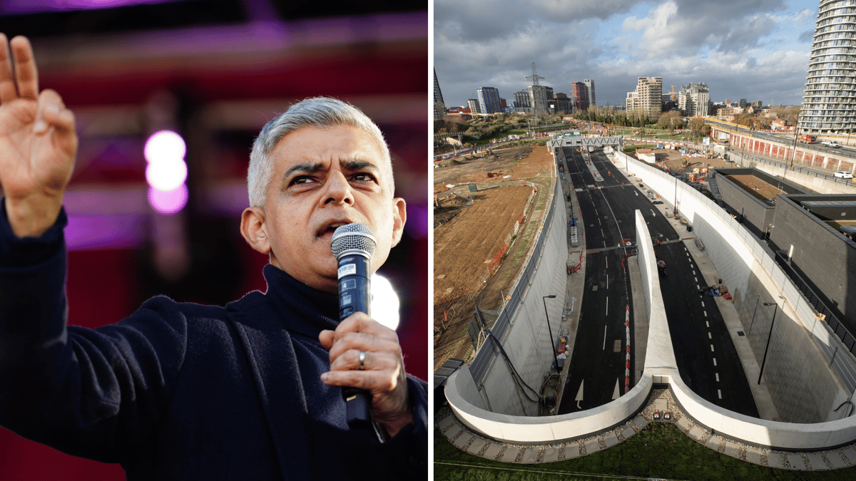 Sadiq Khan: Londoners 'should be proud' of 'great' Silvertown Tunnel
