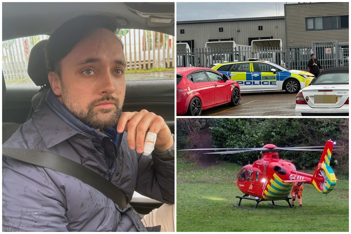 Croydon stabbings: Hero tells how he fought off Argos warehouse knife attacker with fire extinguisher