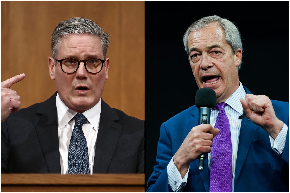 Reform lead Labour in national opinion poll for the first time