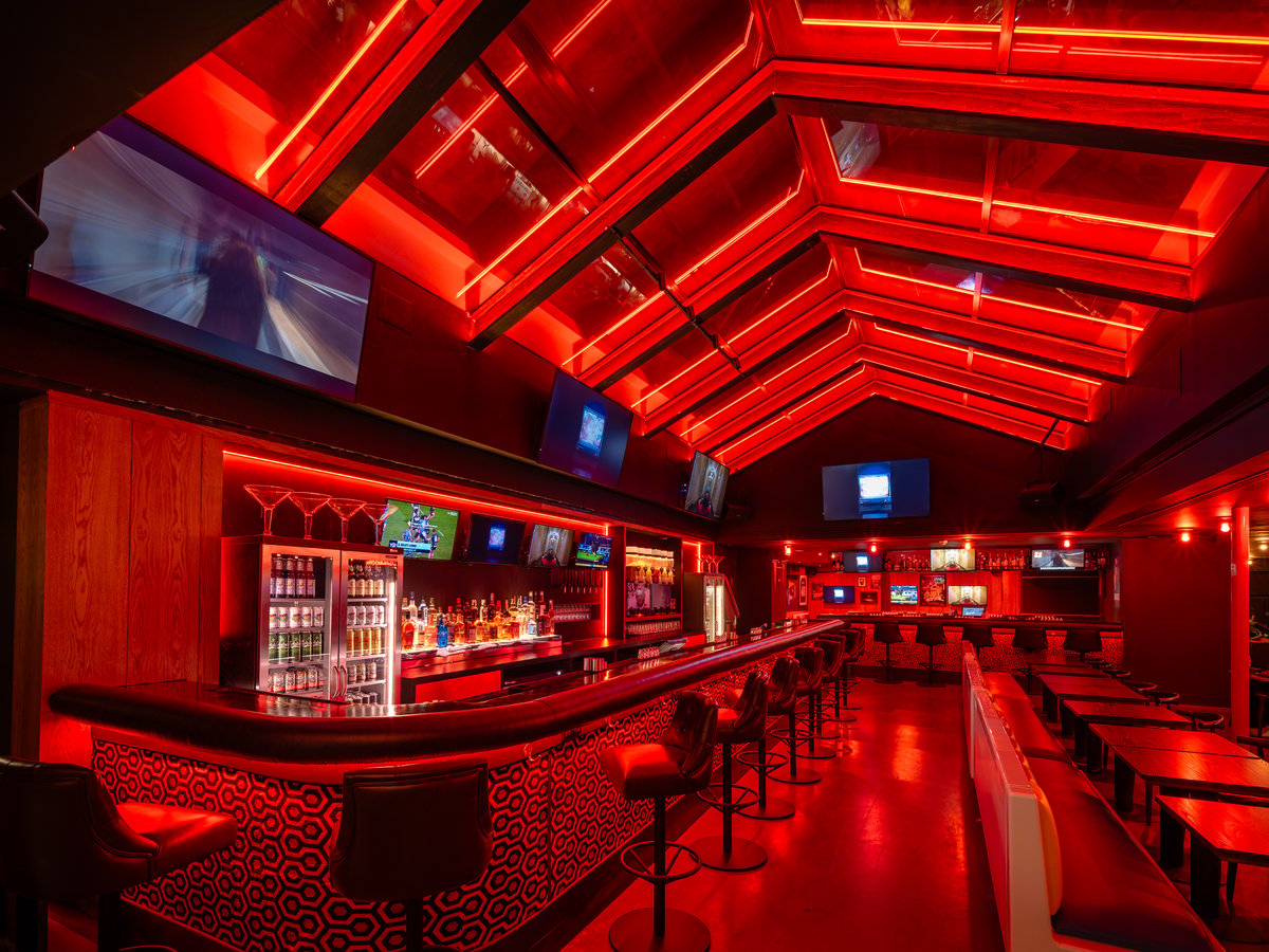Josh Barrie On the Sauce at Bloodsports: a neon-lit homage to an American dive bar