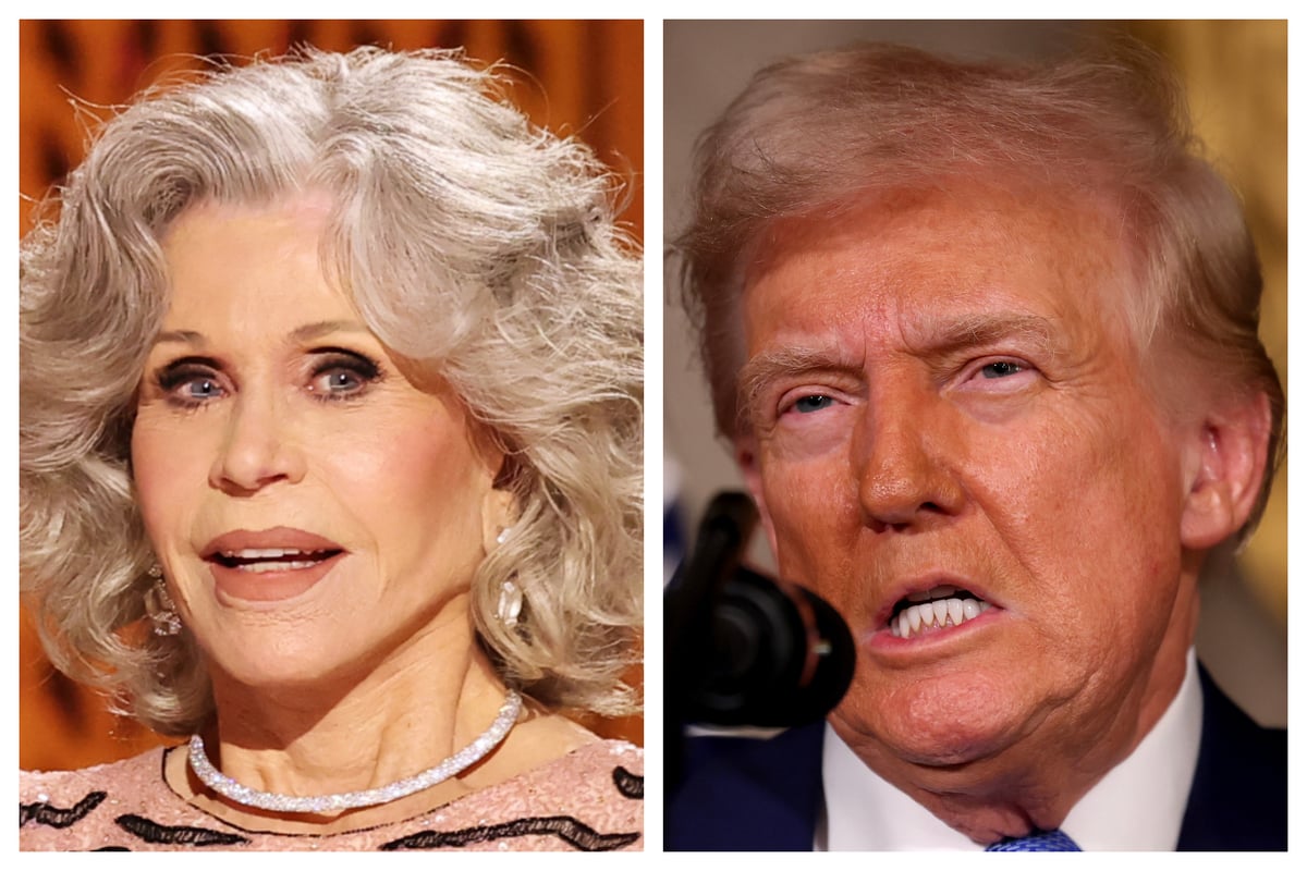 Jane Fonda takes subtle swipe at Donald Trump during 2025 SAG Awards speech