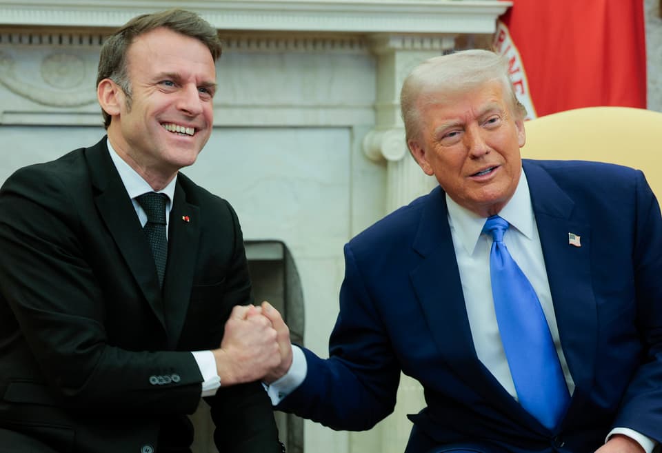 French President Emmanuel Macron Visits The White House