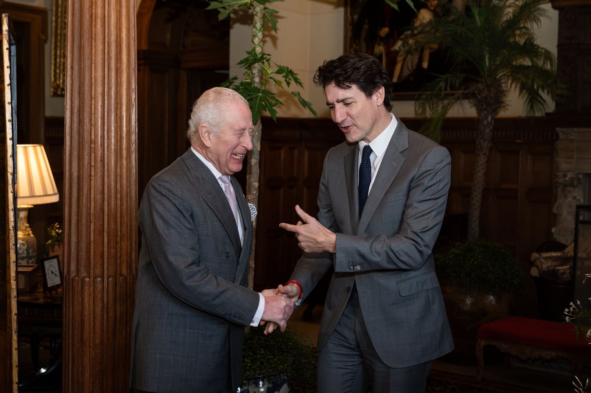 King Charles meets with Canadian PM Justin Trudeau at Sandringham day after Zelensky audience