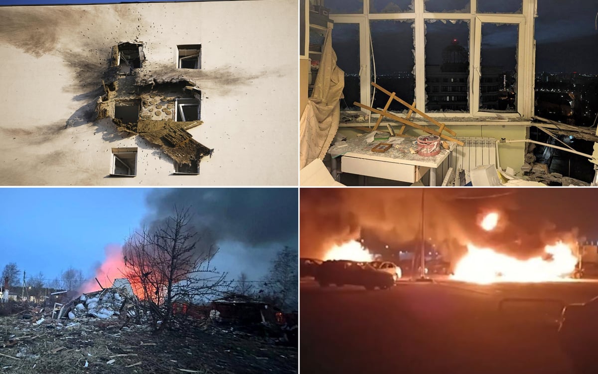 Moscow hit by 'massive' drone attack ahead of Ukraine-US peace talks in Saudi Arabia  