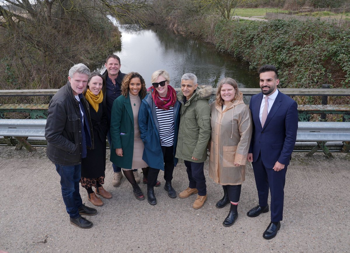 Sadiq Khan unveils £7m fund in bid to clean up London's rivers