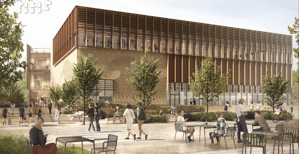 Concept image of the new leisure centre proposed as part of the Great North Leisure Park development