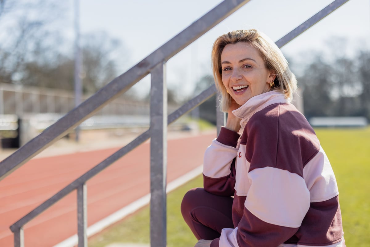 Rivals actress joins best friend for London Marathon tribute to late husband