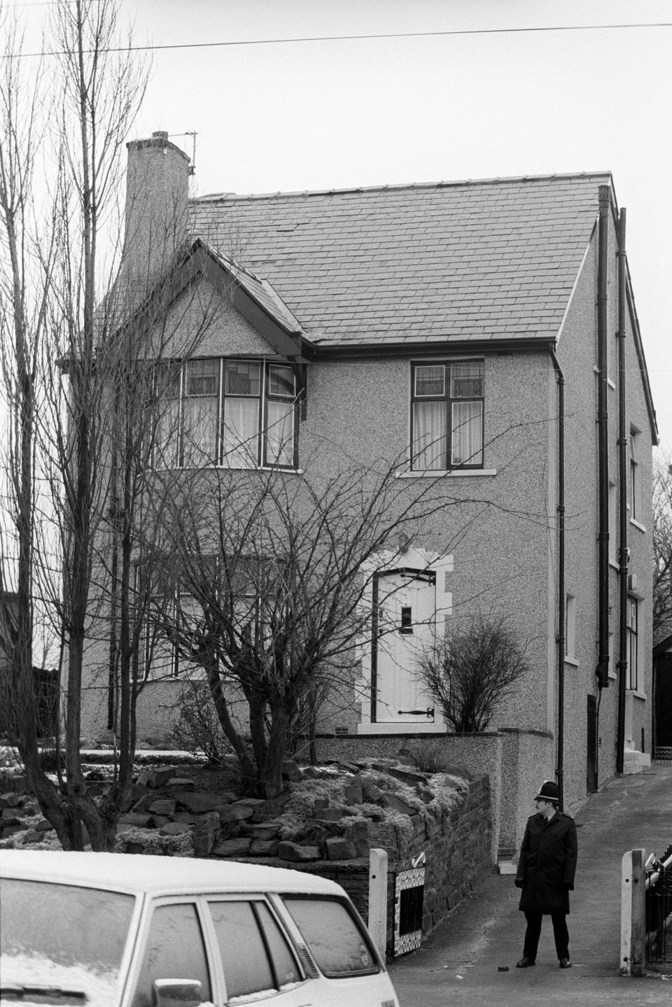 The home in Garden Lane, Bradford of Peter Sutcliffe