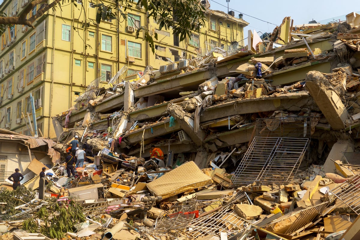 Myanmar earthquake: More than 1,600 dead as searches continue and UK sends £10million in aid