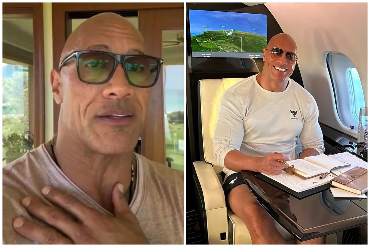 Dwayne 'The Rock' Johnson reveals terrifying moment private jet suffered 'mechanical issue' mid-flight
