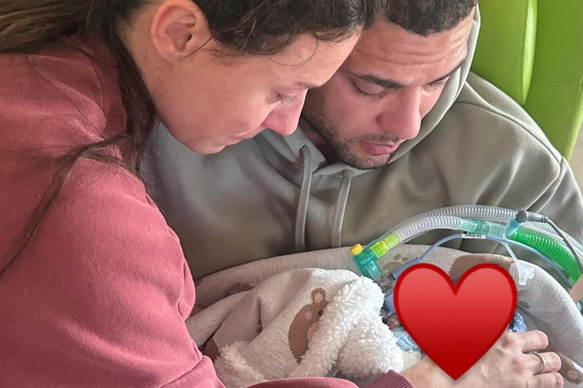 Gladiators star Steel's heartache as baby son dies 13 days after being born prematurely