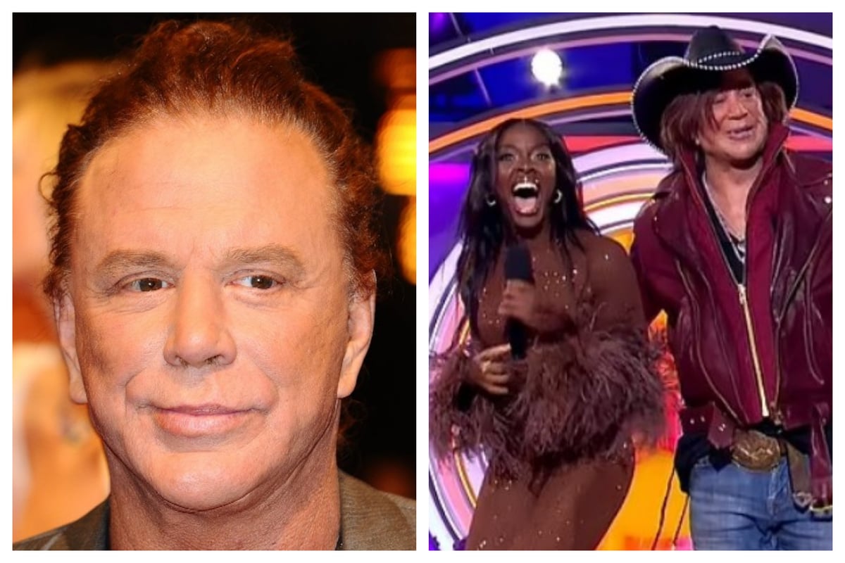 Celebrity Big Brother’s Mickey Rourke slammed for 'inappropriate' on-air moment with AJ Odudu