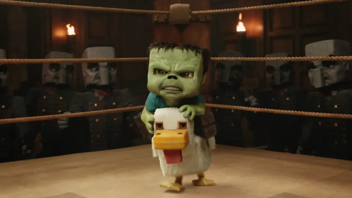 What is 'chicken jockey' in A Minecraft Movie? Fan favourite moment explained