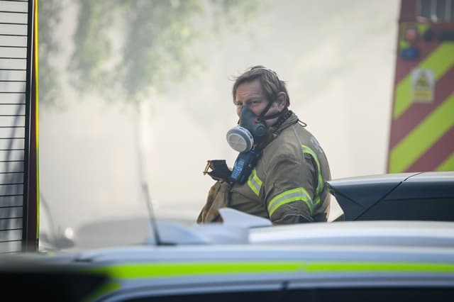 Electrical Substation Fire In London