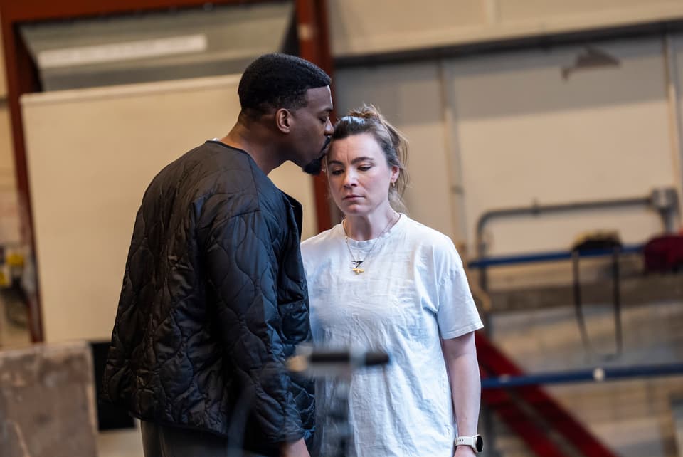 Natalya Romaniw in rehearsals