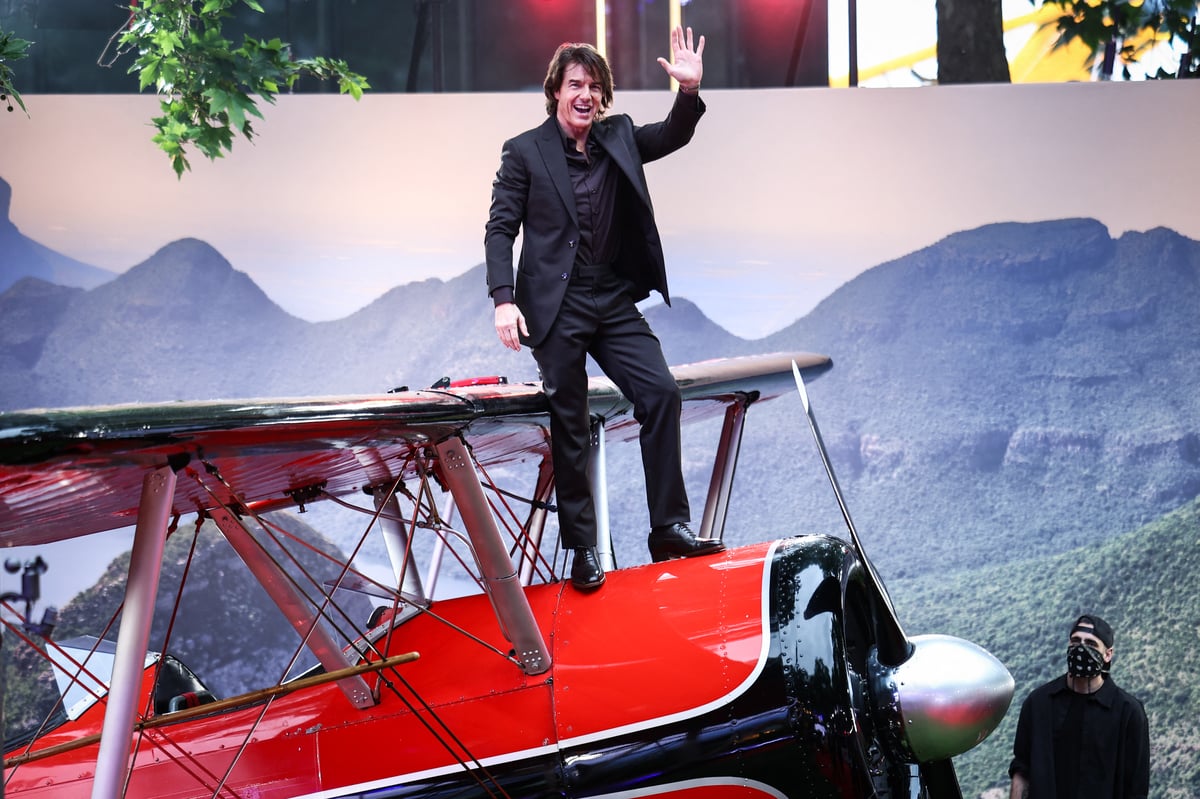 Tom Cruise climbs on planes as he hits red carpet at Mission: Impossible – The Final Reckoning London premiere