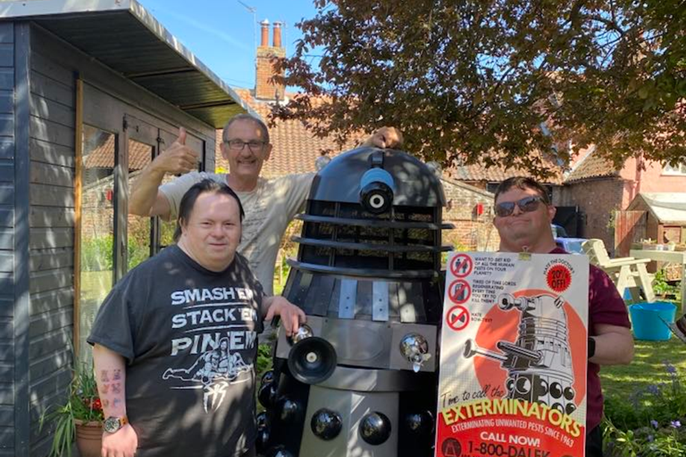 Doctor Who superfan’s homemade Daleks bring joy and support to UK charities