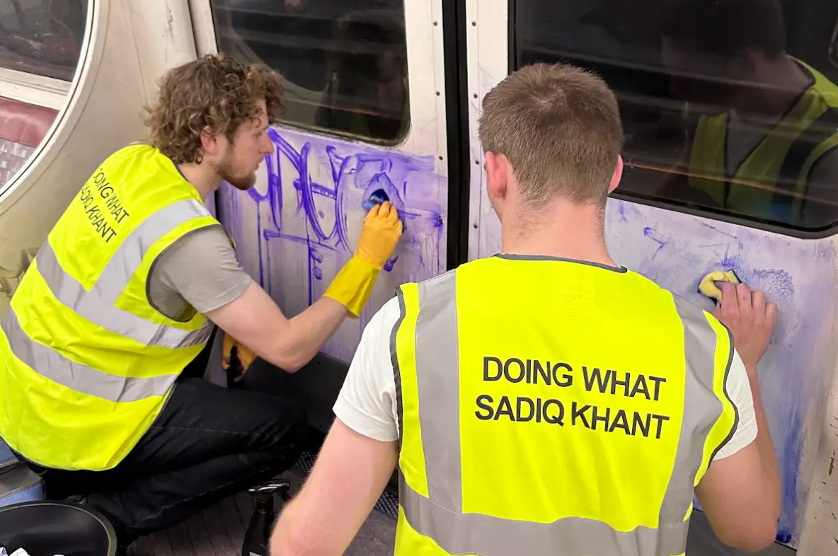 Behind the scenes of the Tube graffiti epidemic: what happened when we met the guerrilla cleaners