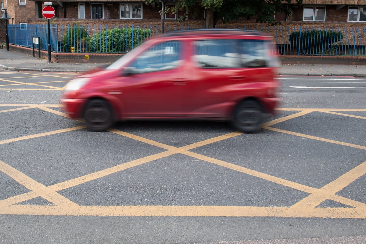 Drivers are hit with £1 million in fines from yellow box junctions in a year