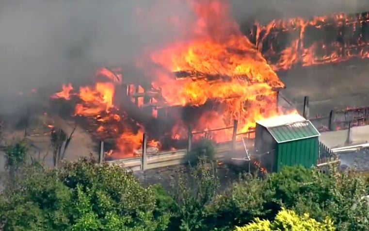 Wildfire alert for London as temperatures soar in heatwave towards 34C record for May