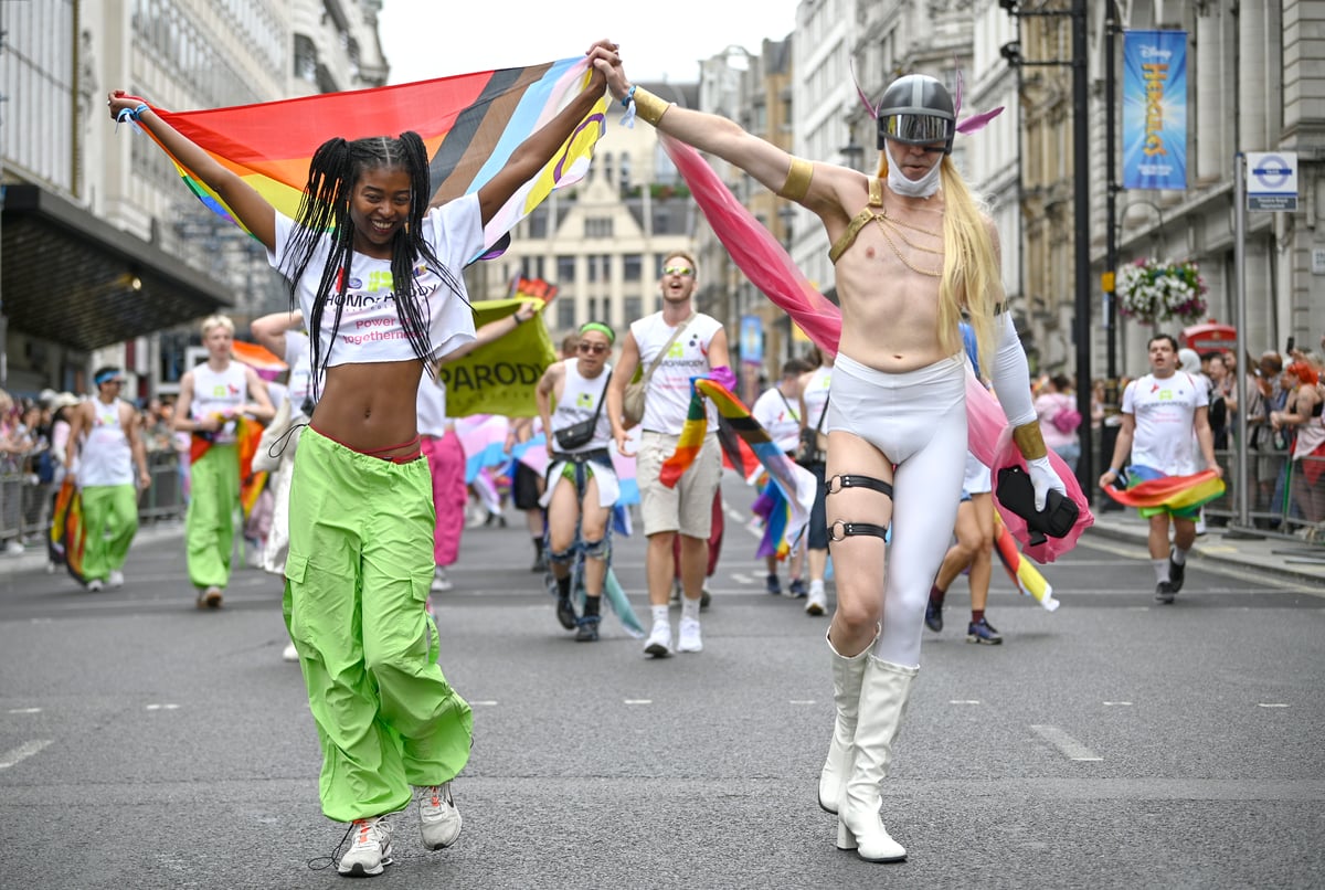 Hundreds of thousands descend on capital for annual Pride parade 