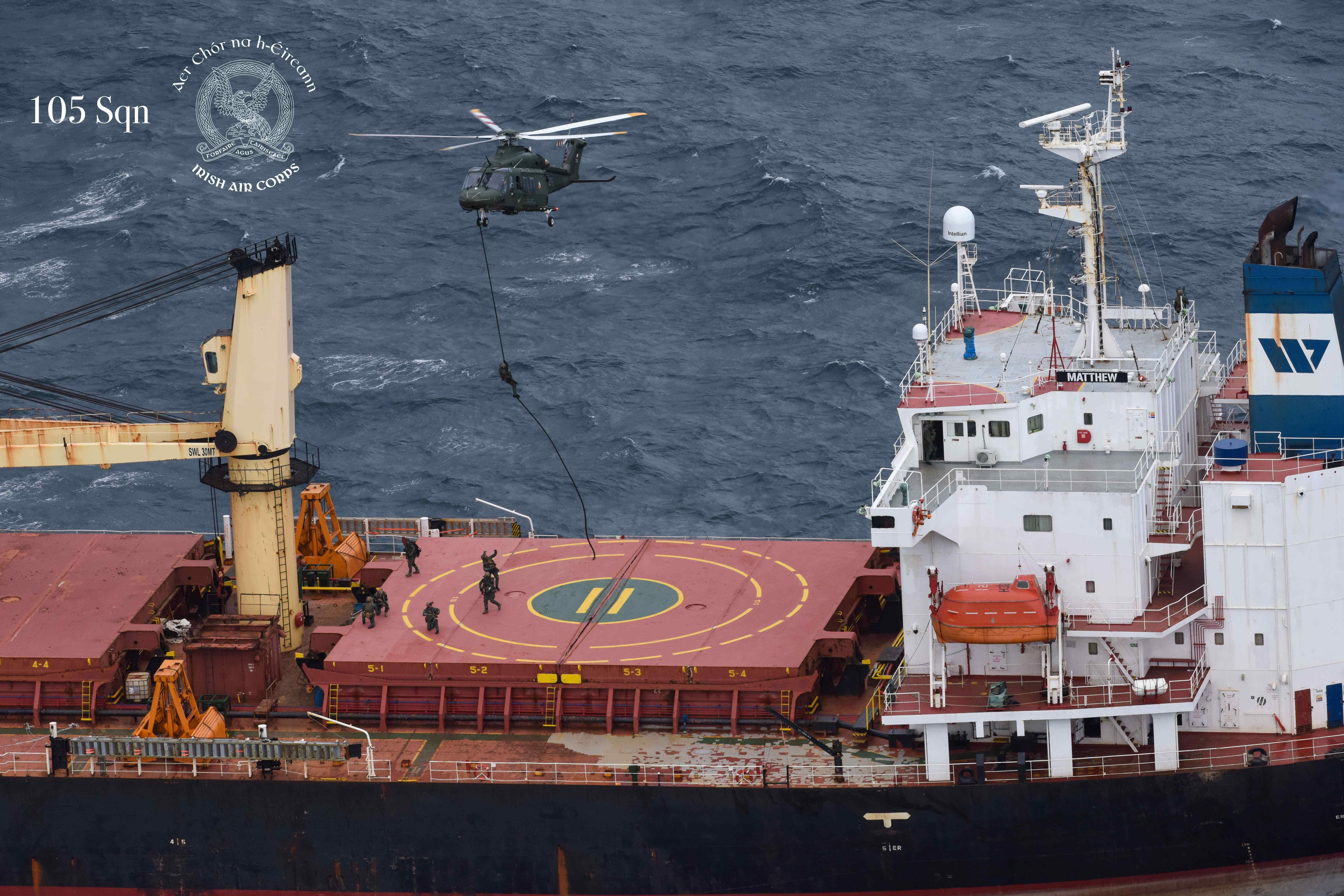 Dramatic footage of Ireland’s largest drugs seizure released