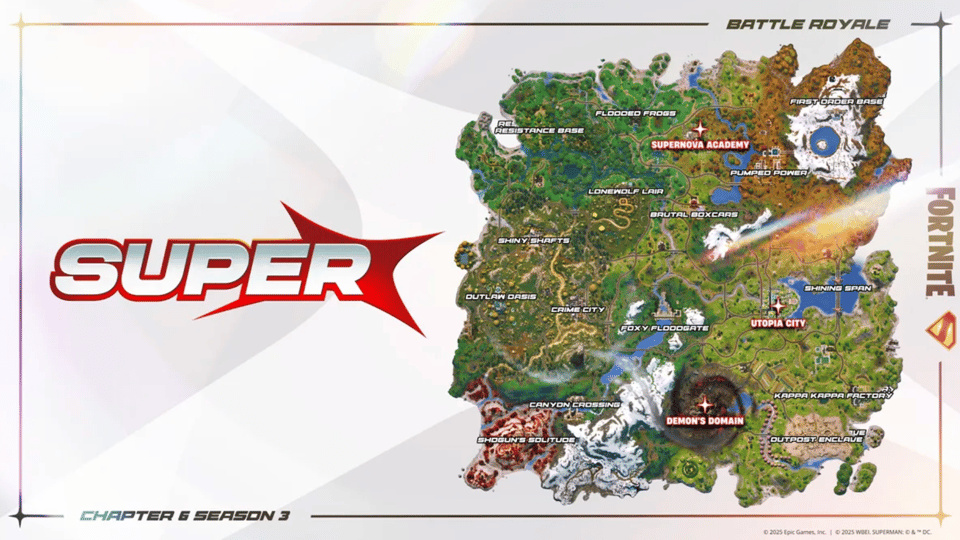 Chapter 6 Season 3 map