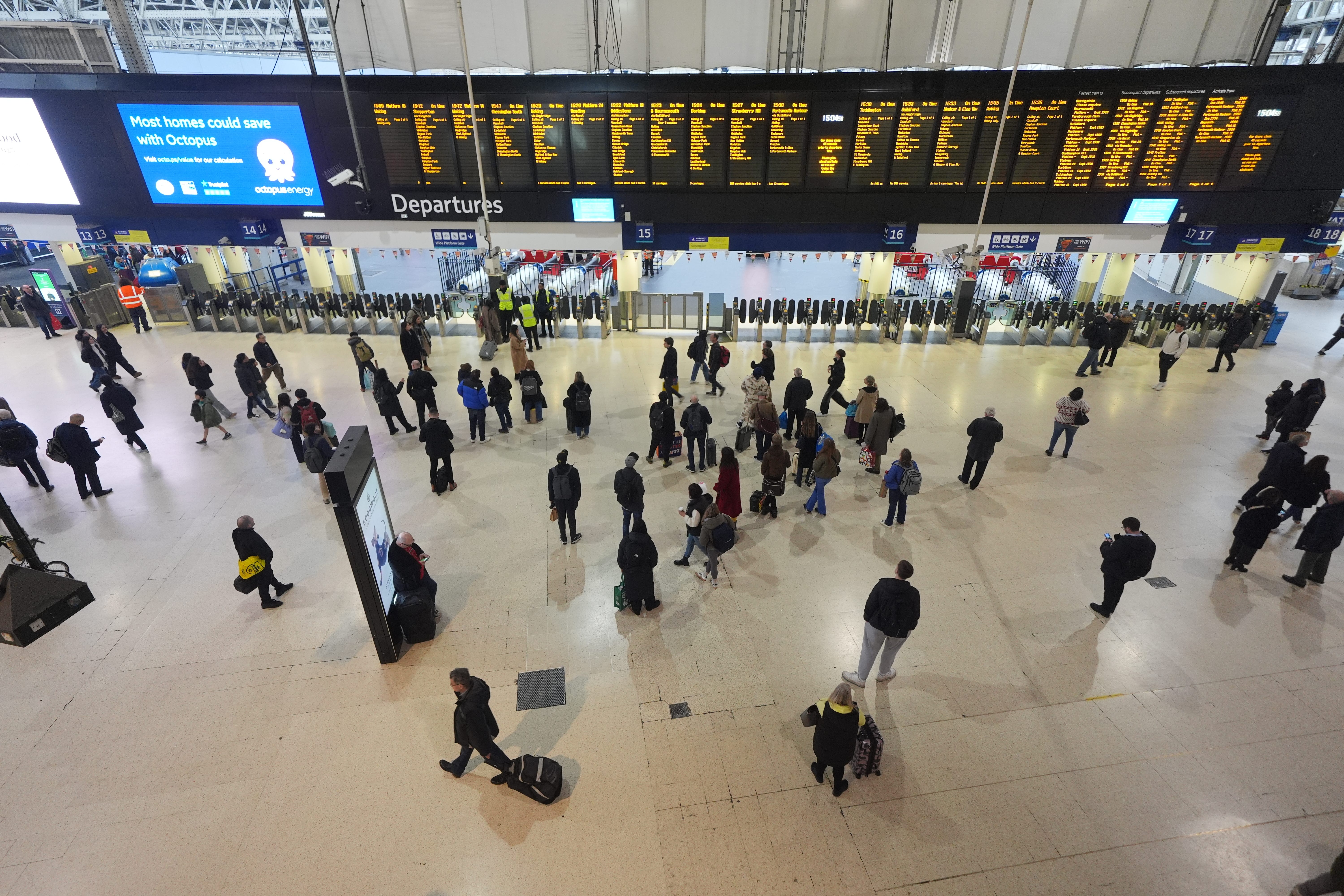 Trackside fire causes major disruption to London Waterloo trains