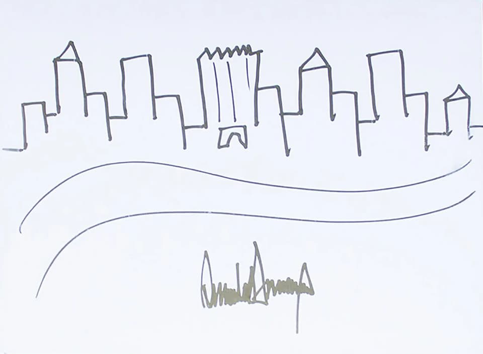 trump drawing