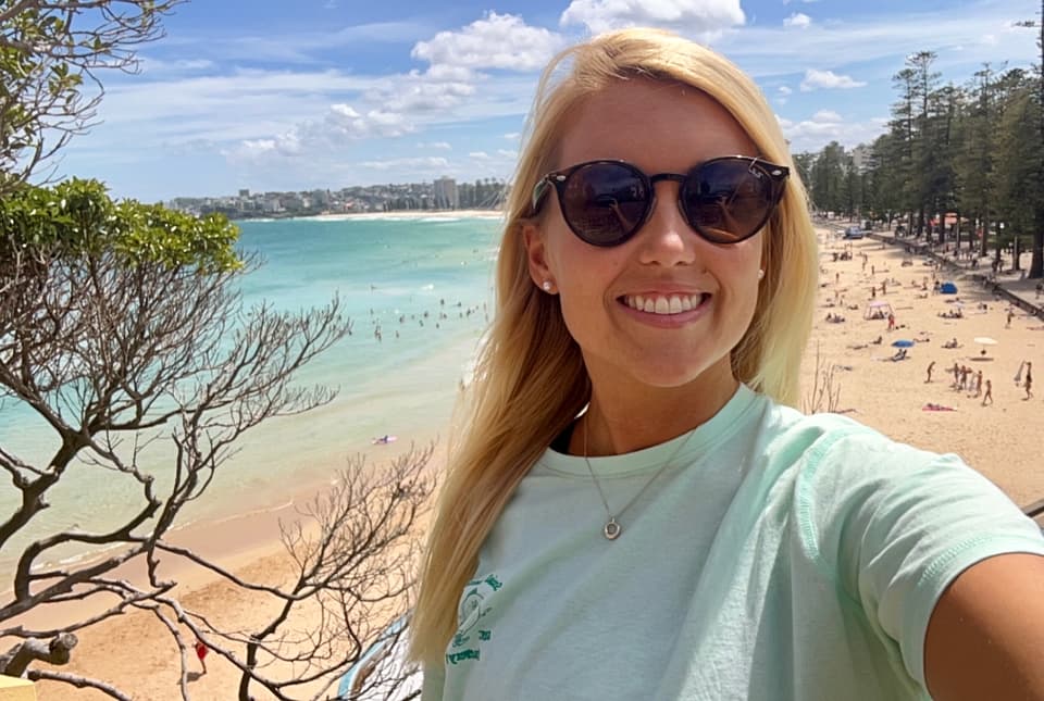 Katie Strick in Sydney