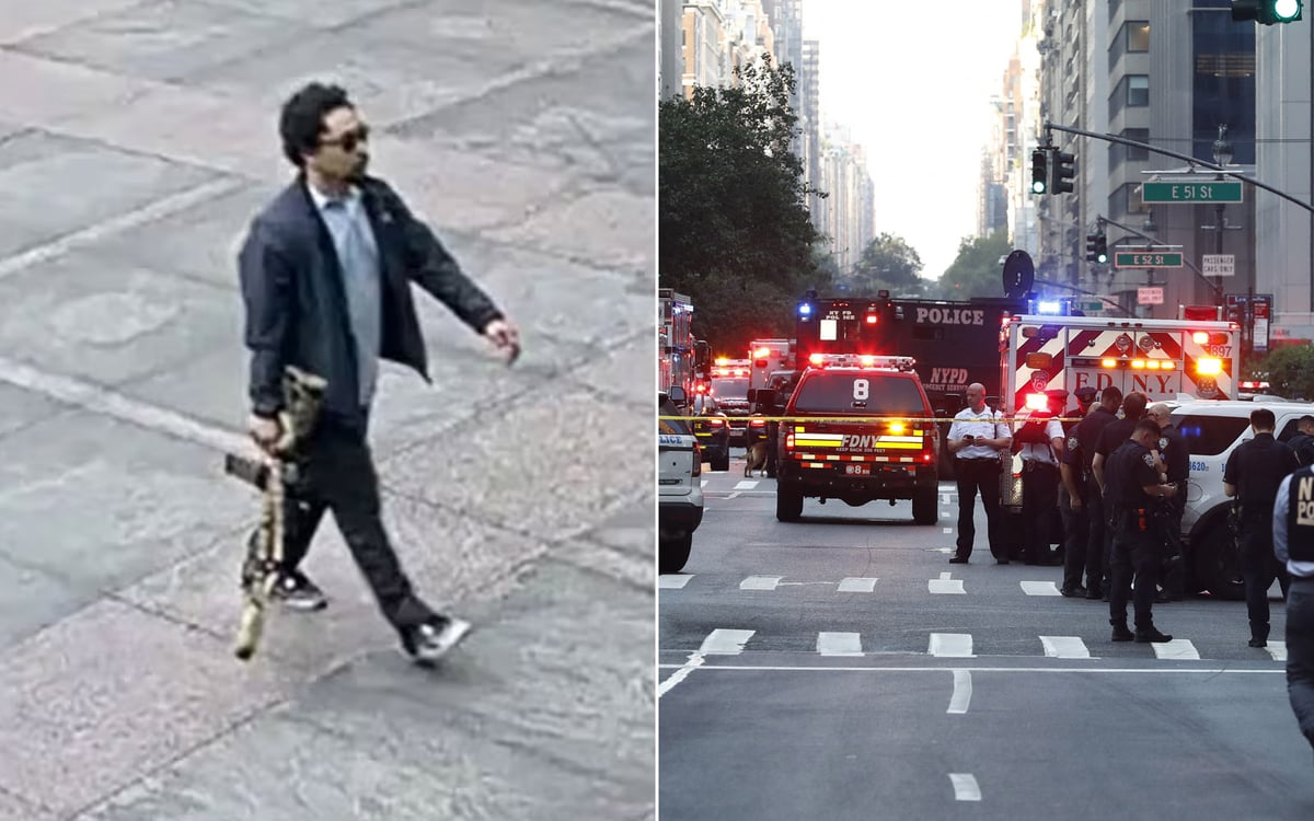 Police officer among four killed as gunman opens fire at New York skyscraper
