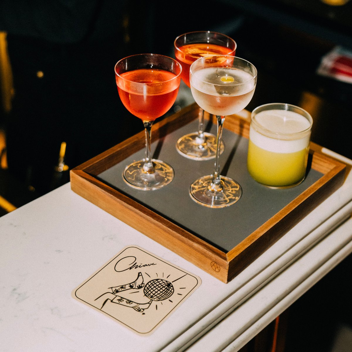 Josh Barrie On the Sauce at Chiave:  A negroni here is the key to happiness