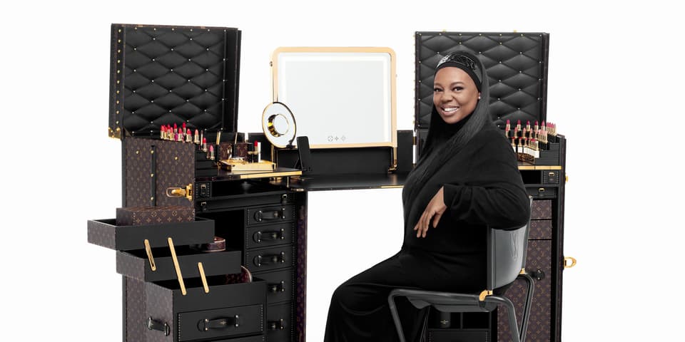 Pat McGrath shot by Steven Meisel for LouisVuitton