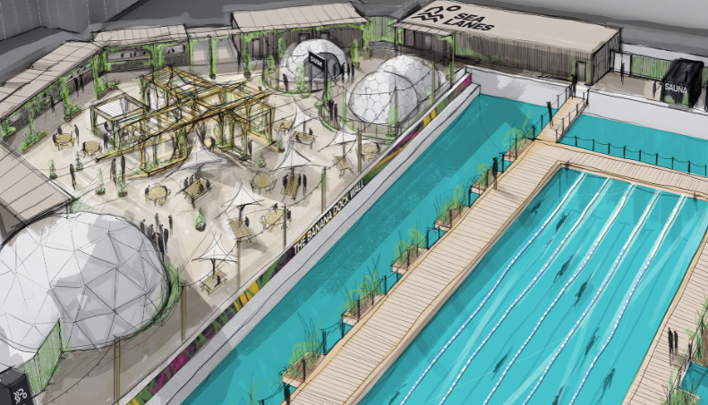 Floating natural water lido could open in Canary Wharf next summer
