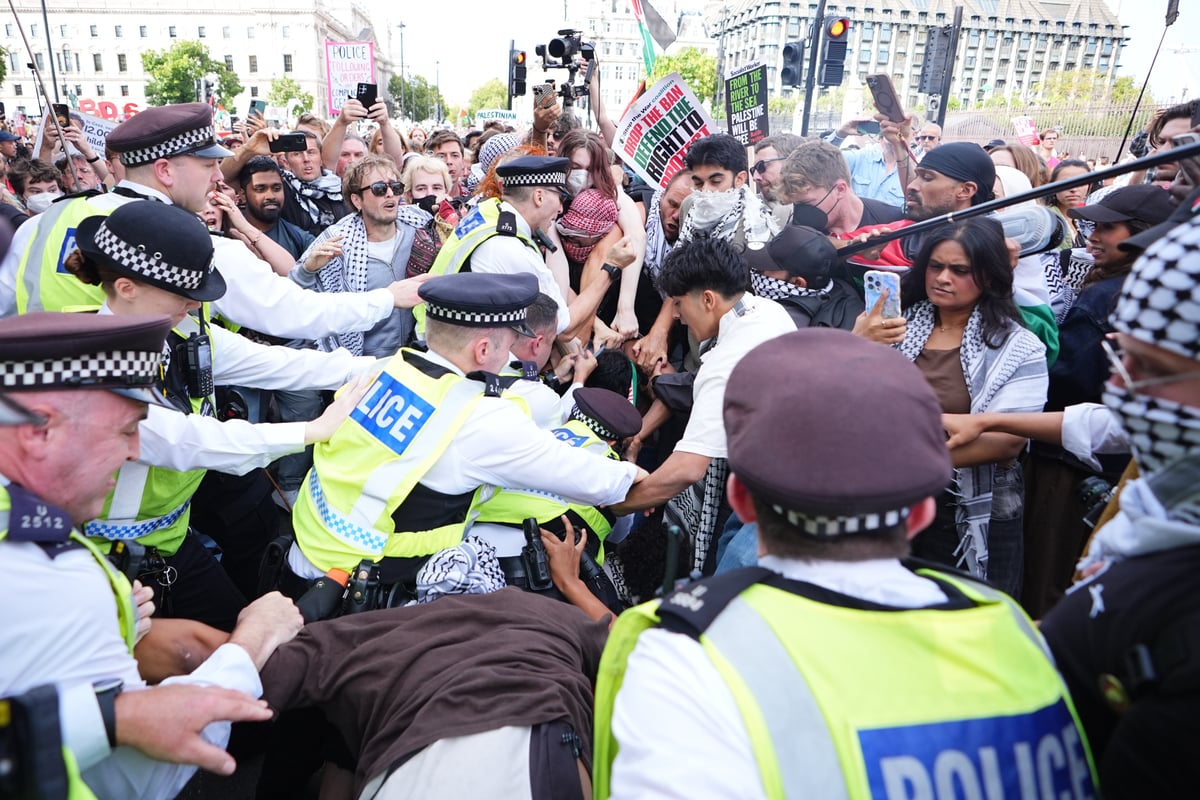 Met Police move to separate pro-Palestinian and antisemitism protests a week after Manchester synagogue terror attack