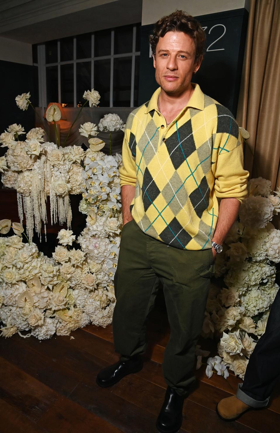 James Norton attends the EE72 London launch party hosted by Edward and Akua Enninful