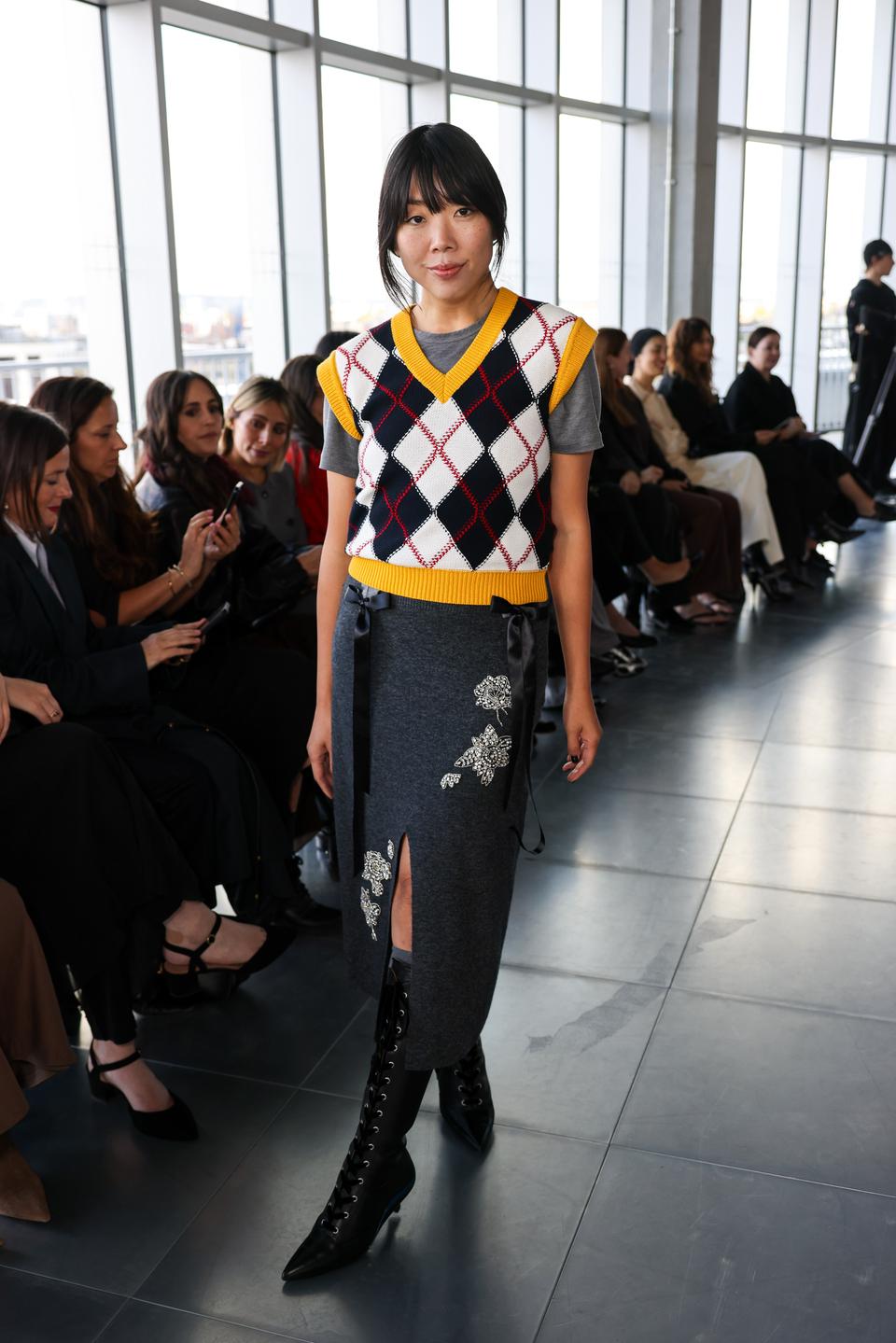 Susie Lau aka Susie Bubble attends the TOVE Spring/Summer 2026 Show