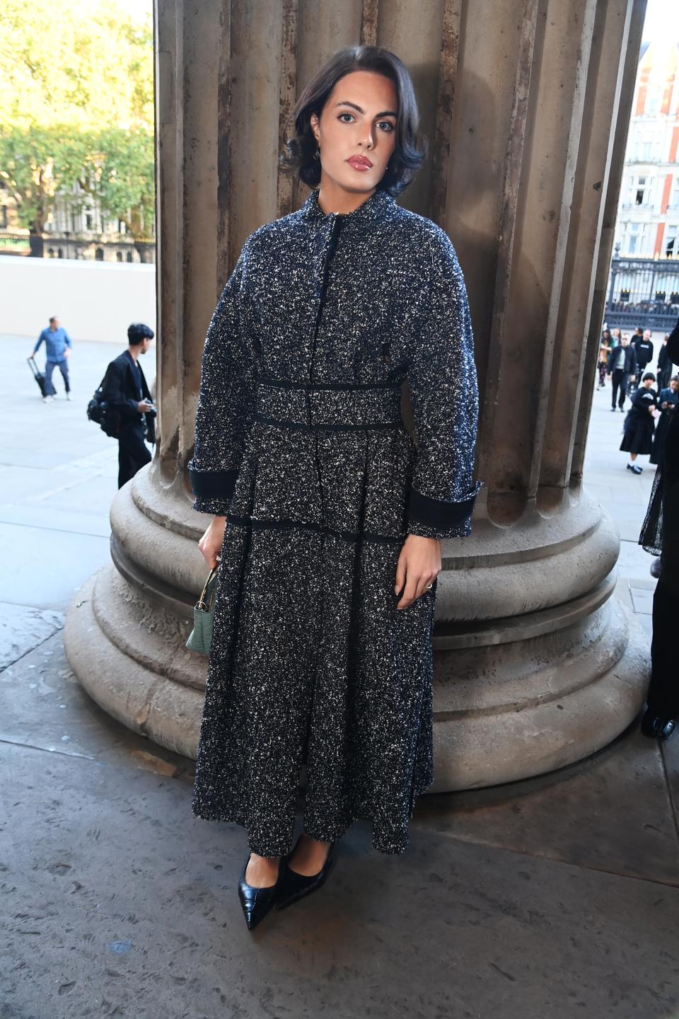Bel Priestley attends the Erdem show during LFW September 2025