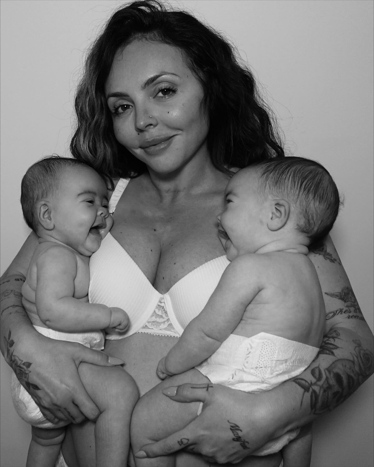 Jesy Nelson reveals twin daughters may never walk again after being diagnosed with devastating muscular disease