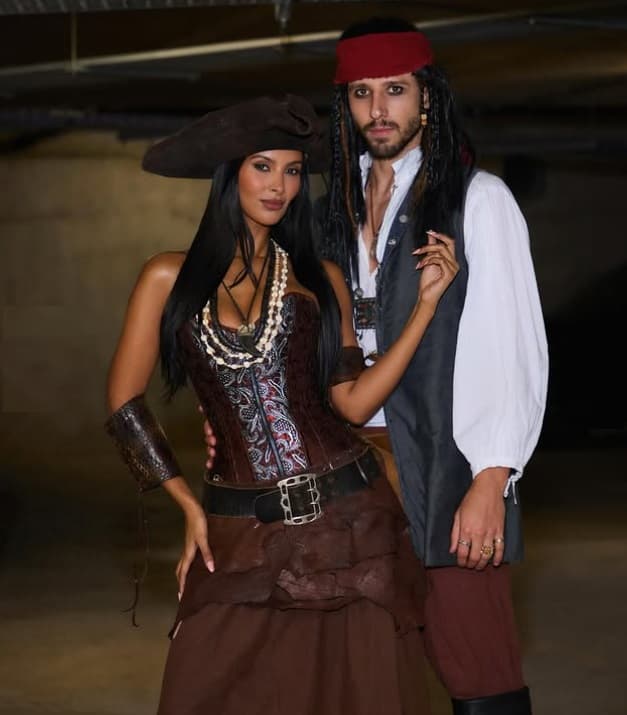 May Jama and Ruben Dias dazzled as a pirate couple