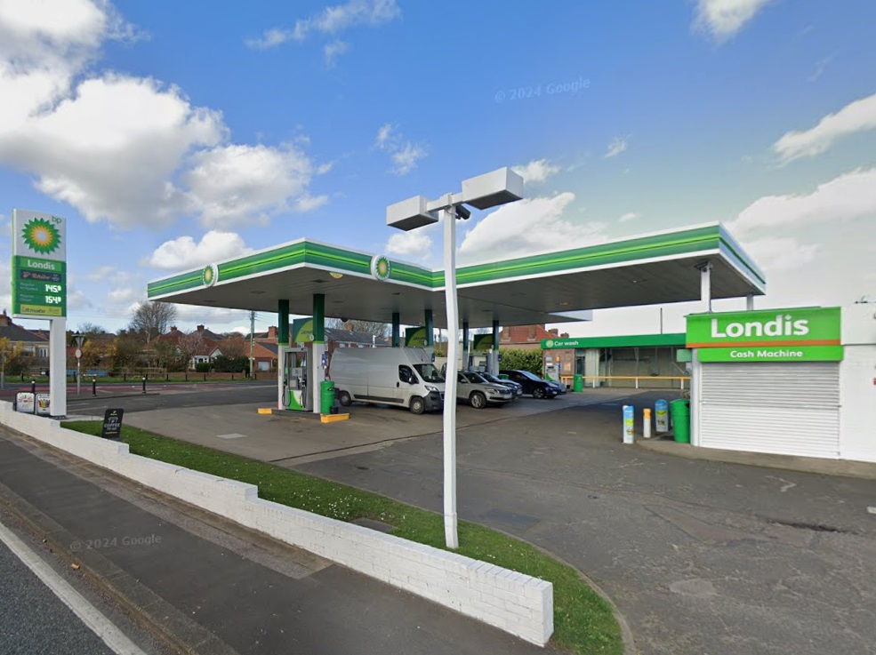 Man and woman dead as car crashes off road and into petrol station