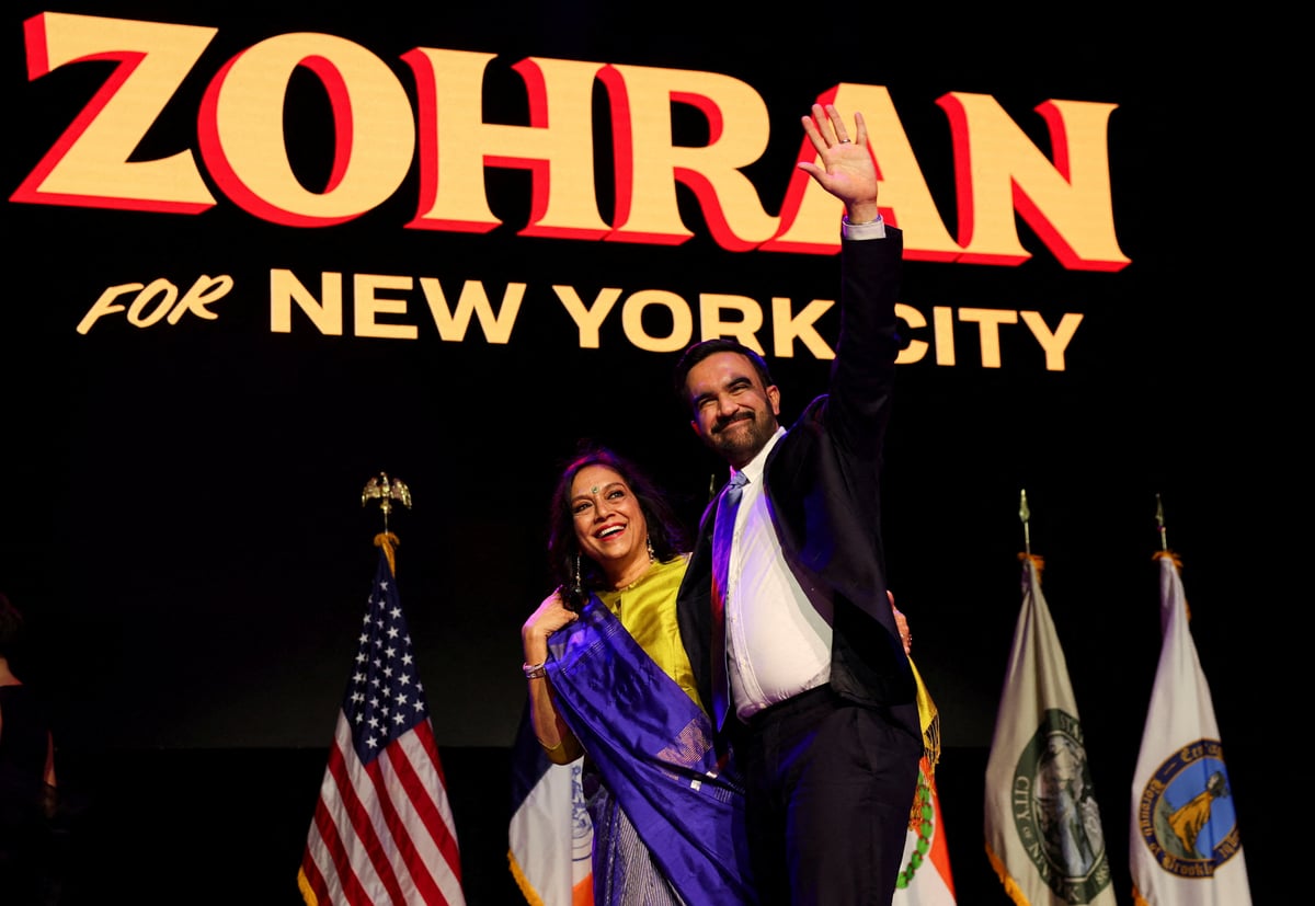 Zohran Mamdani: 'Trump's worst nightmare' wins New York mayoral race as Sadiq Khan celebrates result 